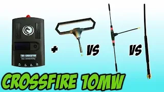 ☀Какая антенна лучше всего? T, Diamond?? + Потеряли дальнолет! [Crossfire 10mw Range Test]