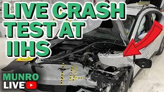 Ford Mach-E Moderate Overlap Front Crash Test | IIHS Tour