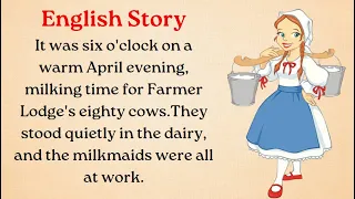 Learn English through  Story Level -2 | The milkmaid and the wife | Improve English