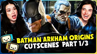 BATMAN: ARKHAM ORIGINS CUTSCENES (PART 1/3) REACTION! | Gamer's Little Playground