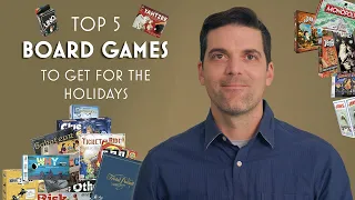 Top 5 - Board Games To Get For the Holidays and Family Gatherings