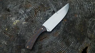 Forging A Bowie Knife From A Century Old File!