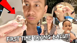 My Fil-Canadian & Russian Family Try Balut For the First Time | Vlog #1614