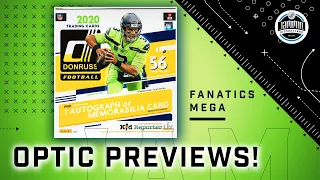 2020 Donruss Football Mega Box | Fanatics Edition | Optic Preview