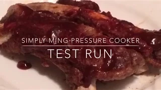 S.M. Pressure Cooker Test Run