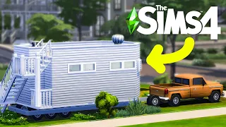 Tiny Living MICRO Home Challenge (32 Tiles) for THREE SIMS!