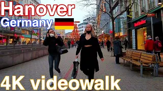 Hanover, Germany 🇩🇪 - Evening Walking Tour - Hanover by Walk 4K Ultra HD (60fps)