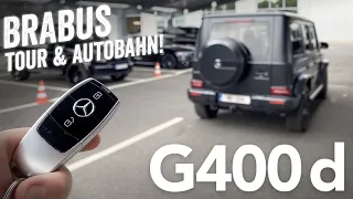 BRABUS HQ tour + Autobahn + dirt roads! - 2023 Mercedes-Benz G 400 d (330 hp)