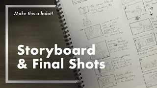 Storyboard your animations! Final Shot vs Storyboard (stop motion side by side)