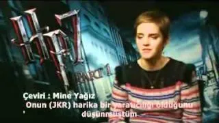 Emma Watson Harry Potter serisi ile nasıl tanıştı? Türkçe Altyazılıdır.