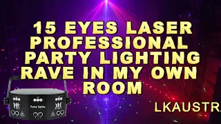 2021 NEW 15 EYES LASER STROBE LIGHT NOT 9-EYE RGB DMX Laser LED Light