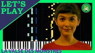 La Valse des Monstres from Amélie Poulain [Piano Tutorial]