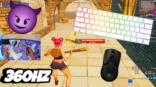 GK61 ASMR Chill🤩 tilted zonewars 🏆 Satisfying Keyboard Fortnite 360 FPS Smooth 4K