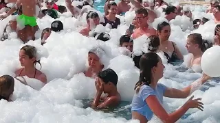 ANTALYA -Çılgın Köpük partisi (Crazy Foam Party) (Пена партии)пенная вечеринка турция