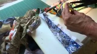 how to make rag yarn -weaving supplies - recycled fabric - rag weaving