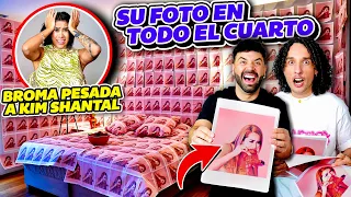 LLENAMOS CON +1500 FOTOS EL CUARTO DE KIM SHANTAL - BROMA - RULES