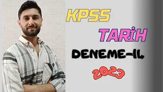 KPSS Tarih Soru Tahmin-1 | KPSS 2023 - Deneme-14 - Ali Gürbüz