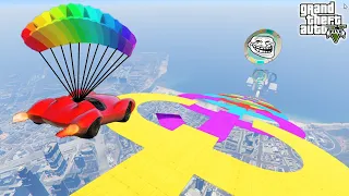 100.000% IMPOSSIBLE Mega Ramp Troll Challenge in GTA 5