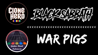 Black Sabbath - War Pigs | Clone Hero - Guitar Band Indonesia - Guitar Hero