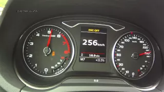 Audi A3 Sportback 1,8 TFSI 2013 - acceleration 0-220 km/h, top speed test