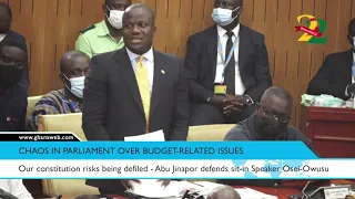 Our constitution risks being defiled - Abu Jinapor defends sit-in Speaker Osei-Owusu