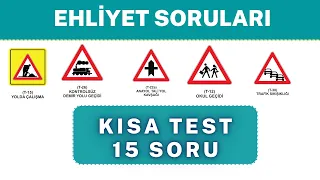 MUTLAKA ÇÖZÜN /2022  TEMMUZ EHLİYET SINAVI SORULARI / EHLİYET SINAV SORULARI 2022