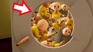 20 ЛЫСЫХ В МЕГА СТИРАЛКЕ ?! ИГРА The Baby In Yellow