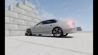 CRASH TEST |Beamng Drive BMW 7 Series M760i Xdrive| Concrete Blocks  100 KM/H  | #beamngdrive