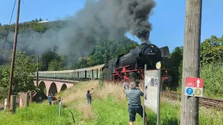 023 058-1 zu Gast auf der Schwäbischen Waldbahn (onride)