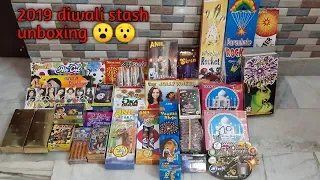 Diwali Stash 2019 UNBOXING || Diwali Crackers Stash 2019 ||Diwali Fire Crackers 2019 || 5000rs