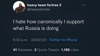 TF2 Heavy supports Ukraine