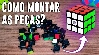 COMO MONTAR AS PEÇAS DO CUBO MÁGICO 3x3x3 - Tutorial