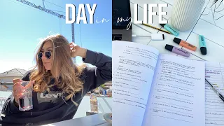 DAY IN MY LIFE | Study with us (UNI + FERNABI), too much coffee, spring vibes & gute Laune 🌞