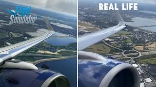 Real Life vs Microsoft Flight Simulator 2020 | London & Madrid Departures