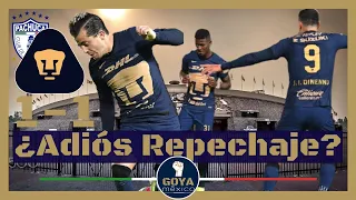 PUMAS PIERDE 2 PUNTOS EN PACHUCA 🥲 ¿Y EL REPECHAJE? Pachuca 1-1 Pumas j16 LigaMX | Goya México