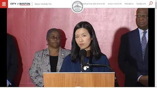 MCTV Boston MAYOR WU ANNOUNCES CITY OF BOSTON SELECTED FOR VIOLENCE REDUCTION CENTER COHORT