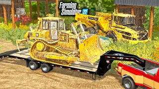 I FOUND AN ABANDONED DOZER IN OLD GOLD MINE! (GOLD MINING) | FARMING SIMULATOR 22