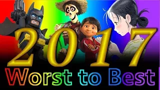 Worst to Best: Animated Films of 2017 (Part 2)