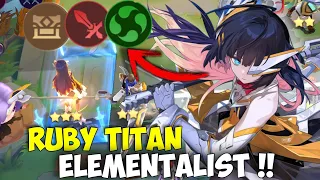 MEMBESAR ABANGKU !! RUBY TITAN PAKET KOMPLIT SYNERGY ELE WM DAN QUARTERMASTER !! MAGIC CHESS ML