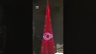 Kırmızı Beyaza Bürünen Burj Khalifa'da İstiklal Marşı: BAE Kritik Ziyarete Hazır 🇹🇷