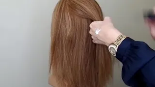 Easy low bun - Hair updo Bridal TUTORIAL