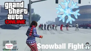 How To Throw Snowballs Gta 5