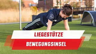 Feuer im Herzen Challenge - Bewegungsinsel - Disziplin #2 - Liegestütze