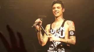 Andy Biersack from Black Veil Brides @ in Vienna, 4.12.2013