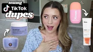 Viral Tiktok Makeup "DUPES"  //  we'll be the judge of that 😋