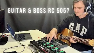 BOSS RC 505 and Guitar? Watch this! (Love is in the air tonight - Lachlan Carr)