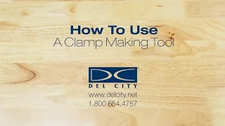 How To Use A Clamp Making Tool