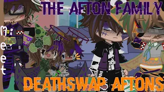 The Afton Family Meet DeathSwap Aftons & Emilys |Afton Family| {Gacha Club} |FNaFxGC|