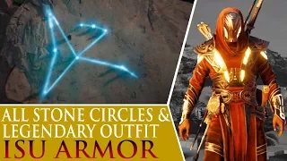 Assassin's Creed: Origins - Isu Armor & All Stone Circles (Bayek's Promise)