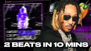 Making 2 Beats for FUTURE From Scratch in 10 Minutes | FL Studio Tutorial